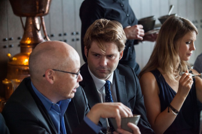 Round table breakfast